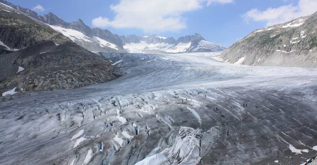 Glaciers et langues glaciaires - Glacier du Rhône