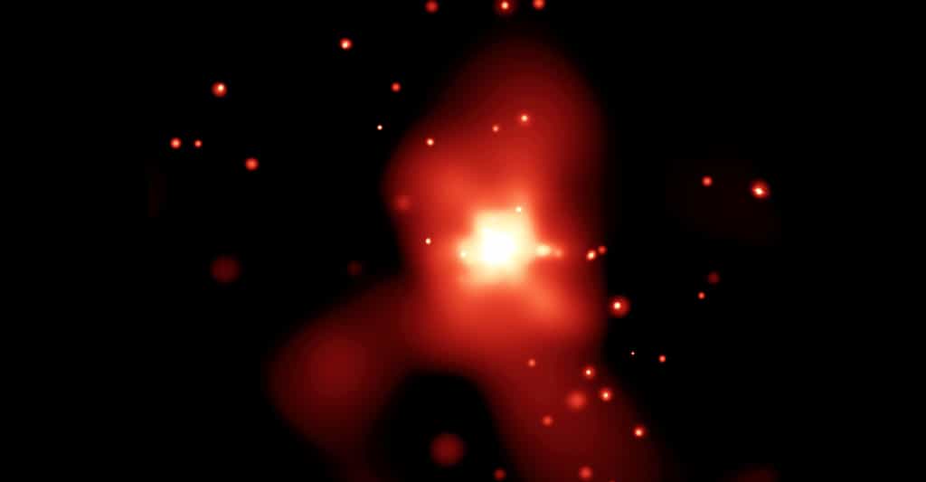 Les trous noirs géants de NGC 4261, Messier 84, NGC 7052 et Messier 87