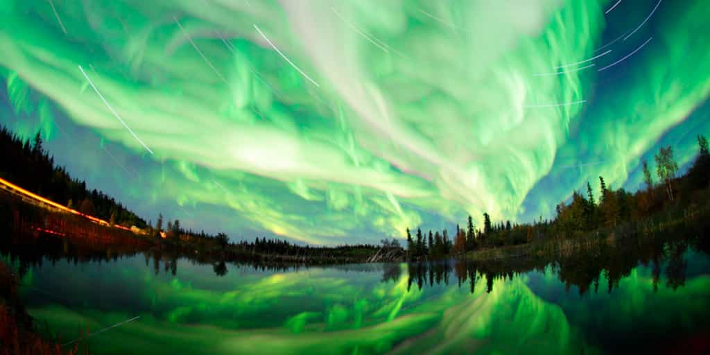 Photo d'aurore boréale au Canada