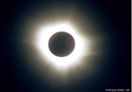 La photographie des éclipses totales de Soleil.