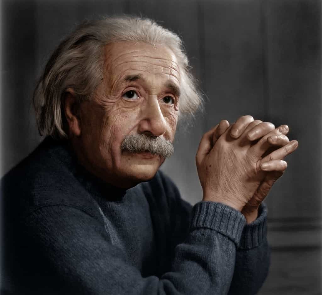 Albert Einstein, probablement au cours des années 1940. © DP 
