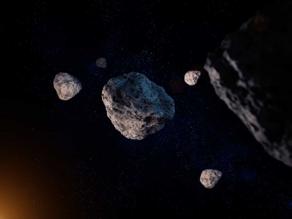 La ceinture principale d'astéroïdes regorge d'astéroïdes inhabituels dont le plus intrigant est Elektra : une troisième lune vient d'être découverte en orbite autour. © trahko, Adobe Stock