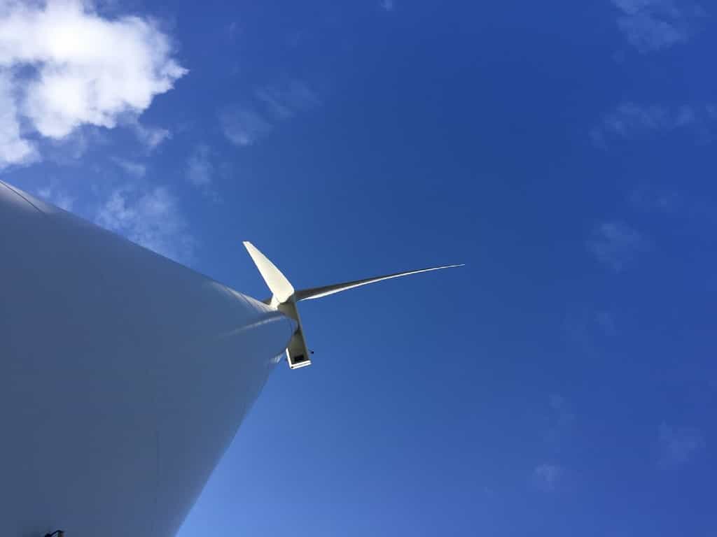 La première éolienne flottante à produire de l’électricité sur les côtes françaises est en service. © fotoak80, Fotolia