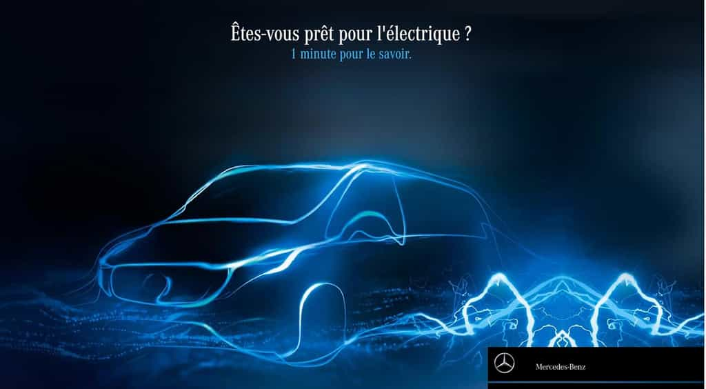 Le chatbot eReady de Mercedes permet de vérifier si votre activité est compatible avec un utilitaire électrique. © Mercedes