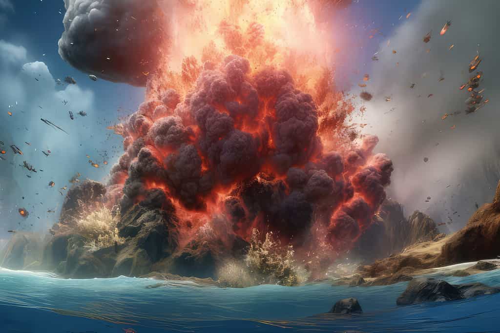 Les records de température en 2023 auraient-ils été provoqués par la vapeur d'eau issue de l'éruption du volcan Tonga ? © Natalia, Adobe Stock