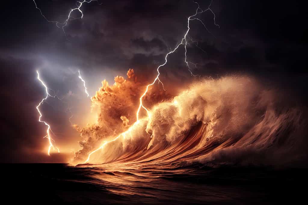 Illustration d'une violente tempête. © Andrey Shtepa, Adobe Stock