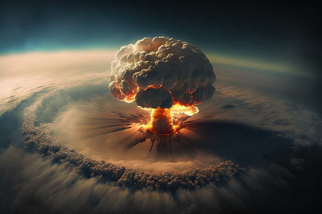 Le Sarmat, aussi appelé Satan-2, promettait l’enfer sur Terre. C’est vrai… Mais en Russie. © ART IS AN EXPLOSION, Adobe Stock (image générée avec IA)