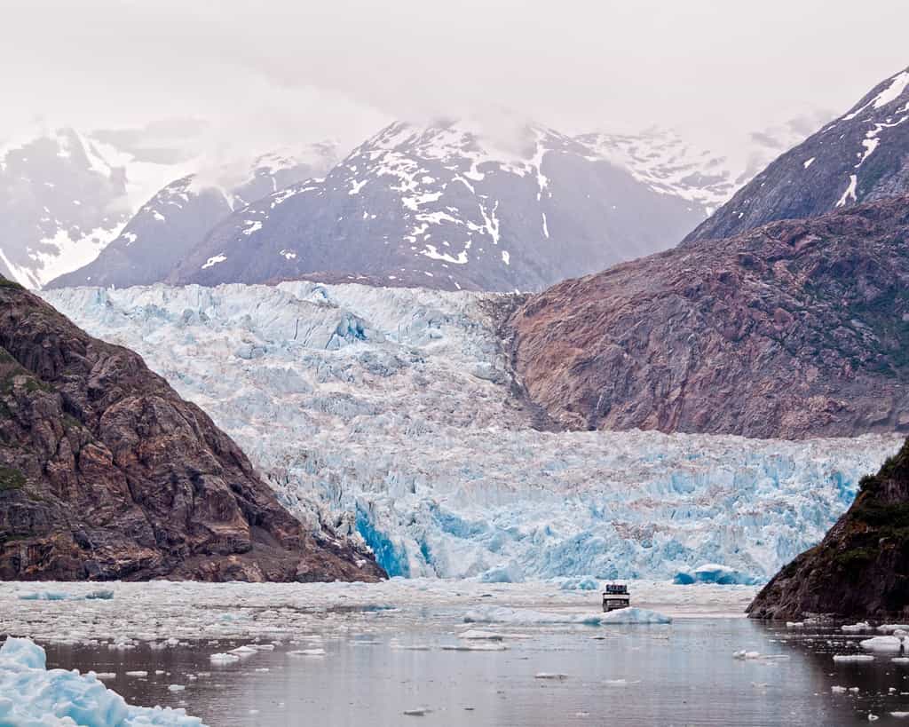 La fonte des glaciers continentaux provoque l’élévation du niveau des mers. © Peter Lee, Flickr, CC by-nc 2.0