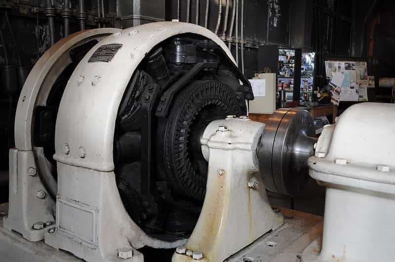 Ici, un générateur électrique américain de la General Electric. © Joe Mabel, CC BY-SA 3.0, Wikimedia Commons