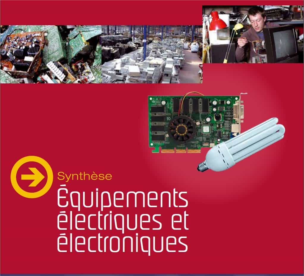Les déchets ménagers électriques ou électroniques sont de plus en plus nombreux et de plus en plus variés. Chaque année, les Français en produisent 1,6 million de tonnes, soit 25 kilos par habitant. © Ademe