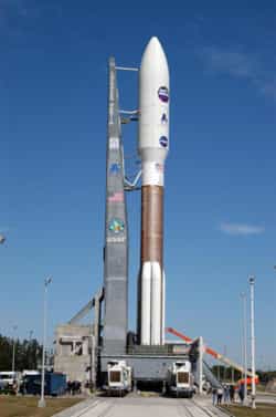 La fusée Atlas V, dernier-né de la famille des lanceurs développés par Lockheed Martin dans le cadre du programme EELV 
(Crédits : NASA)