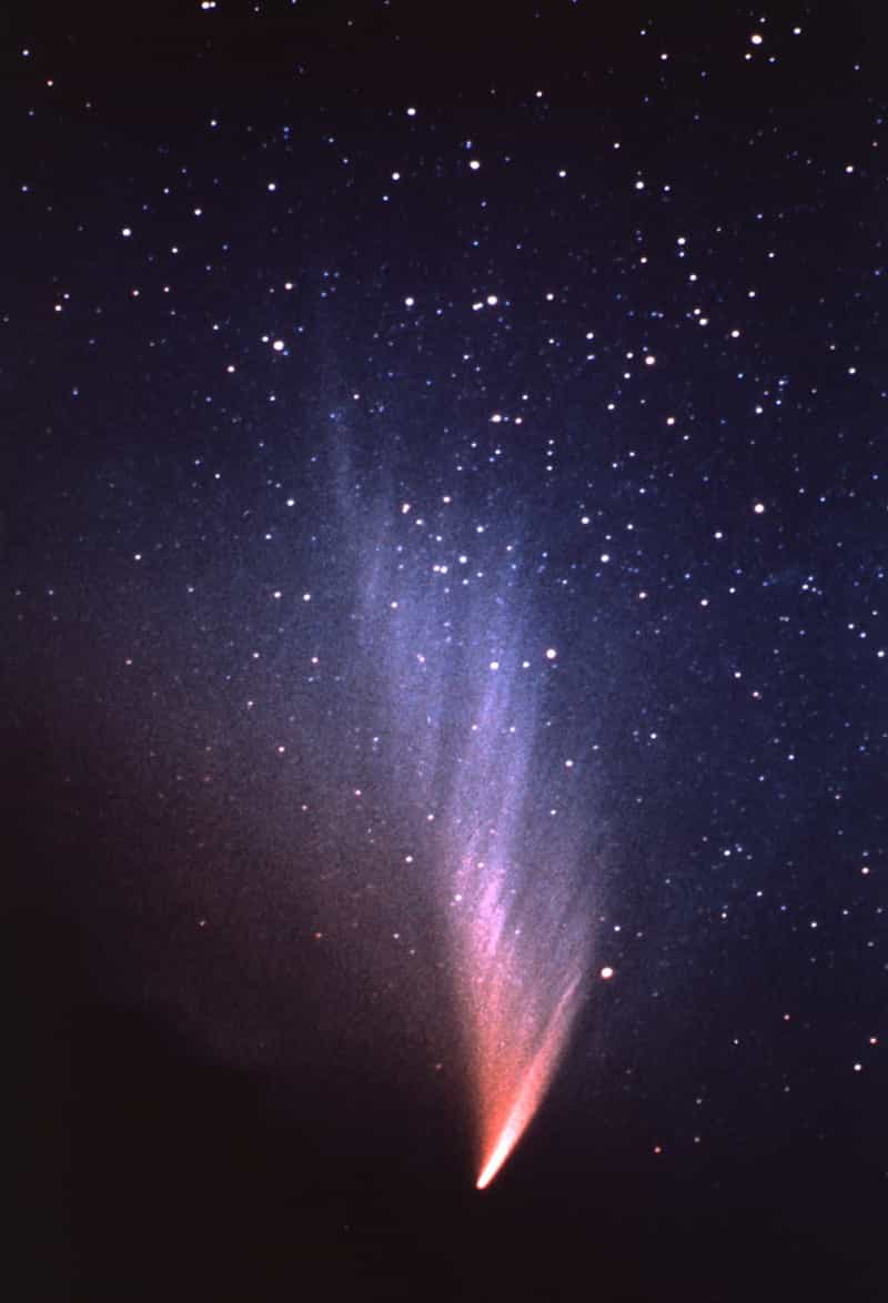 La comète West en 1976. Crédit Eso/ P. Stättmayer    