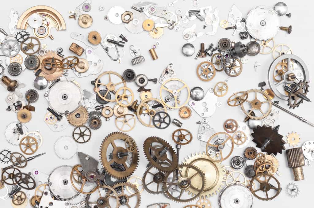 L'horloger doit être minutieux, patient et organisé lorsqu'il s'agit de démonter, réparer et remettre en place le mécanisme d'une montre. © gitanna, Adobe Stock.
