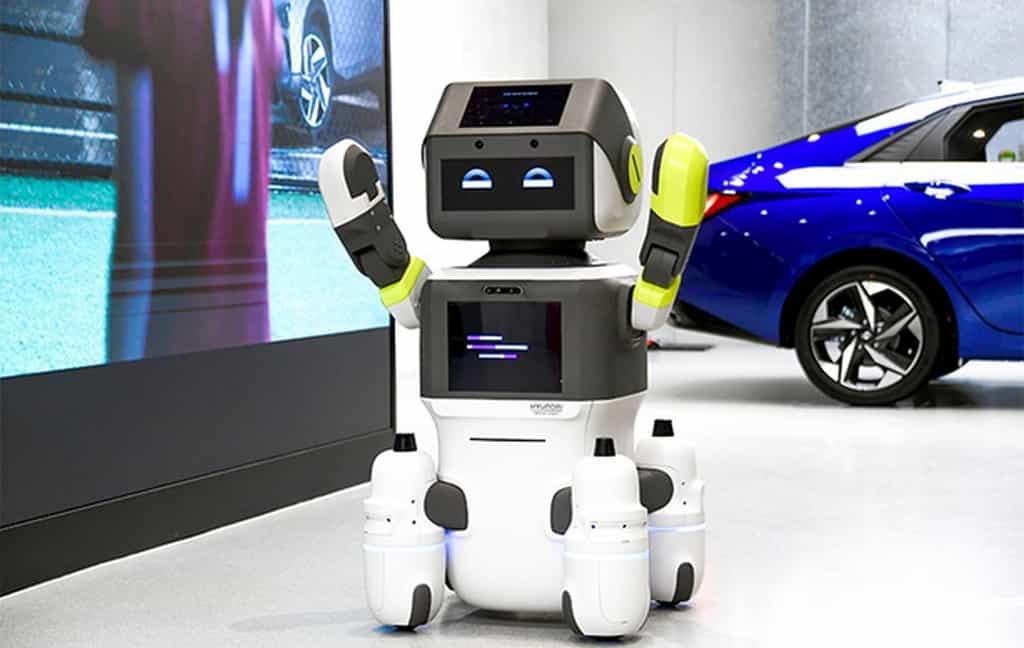 Le robot DAL-e de Hyundai va faire ses début dans une concession de la marque en Corée du Sud. © Hyundai