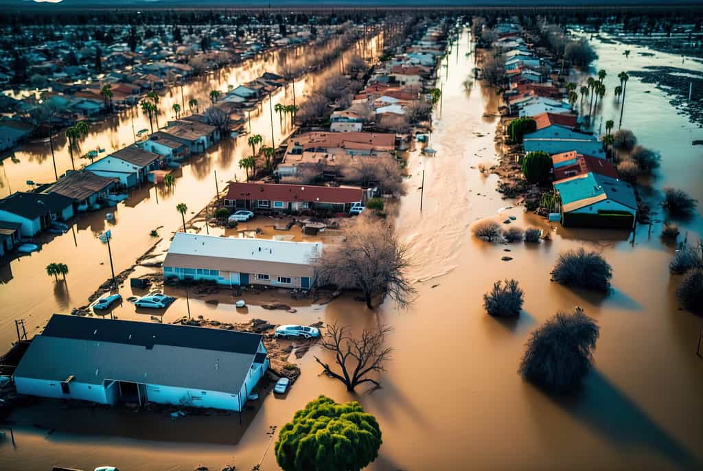 Les inondations vont devenir de plus en plus fréquentes et intenses. © QuietWord, Adobe Stock