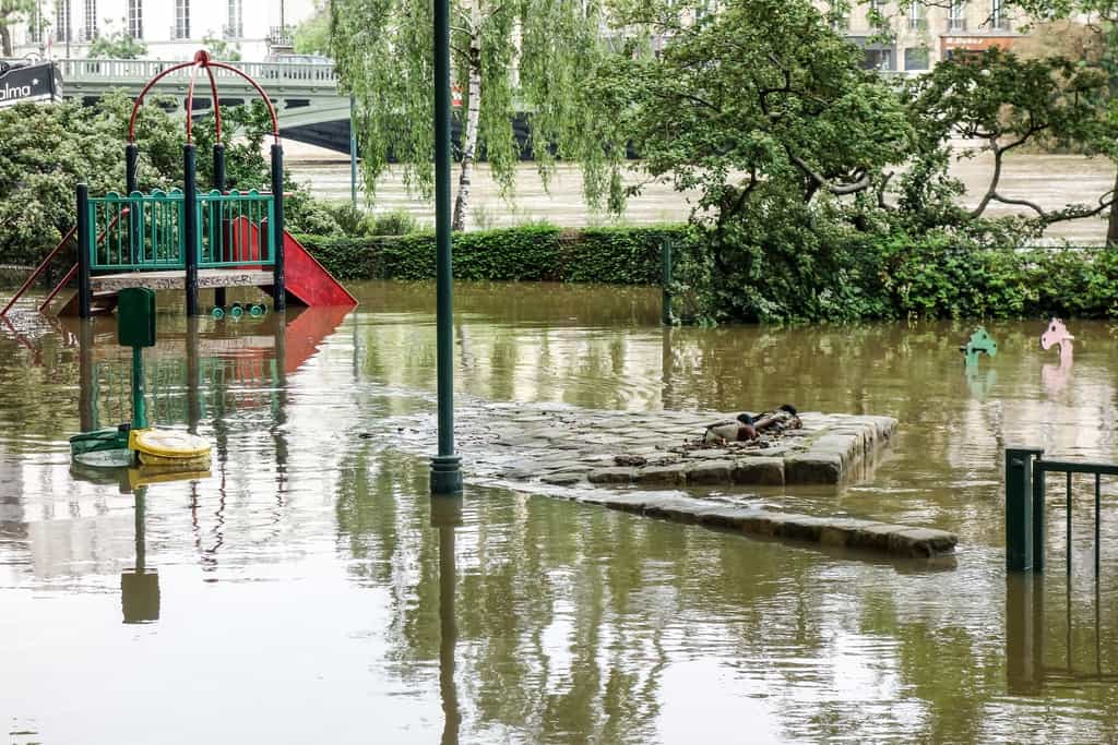 Paris a connu une crue de la Seine en juin 2016. © ilolab, Fotolia