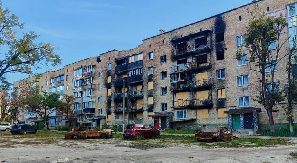 En Ukraine, cibler les infrastructures civiles critiques pour rendre l’hiver cauchemardesque pour les populations, c’est l’objectif des frappes ciblées qu’elles soient cinétiques ou cybernétiques. © Sylvain Biget