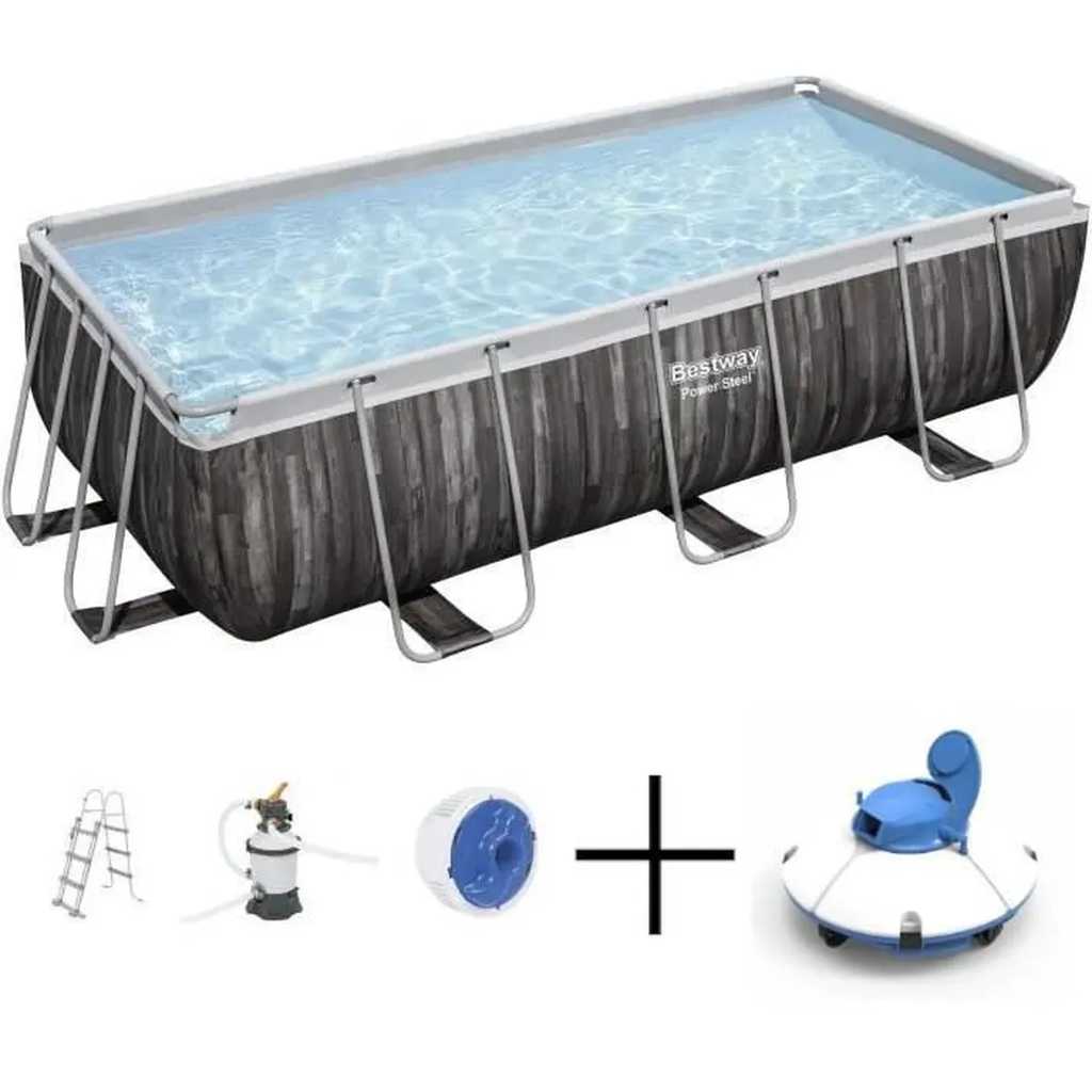 French Days Cdiscount : la piscine hors sol tubulaire BESTWAY Power Steel est en promotion © Cdiscount