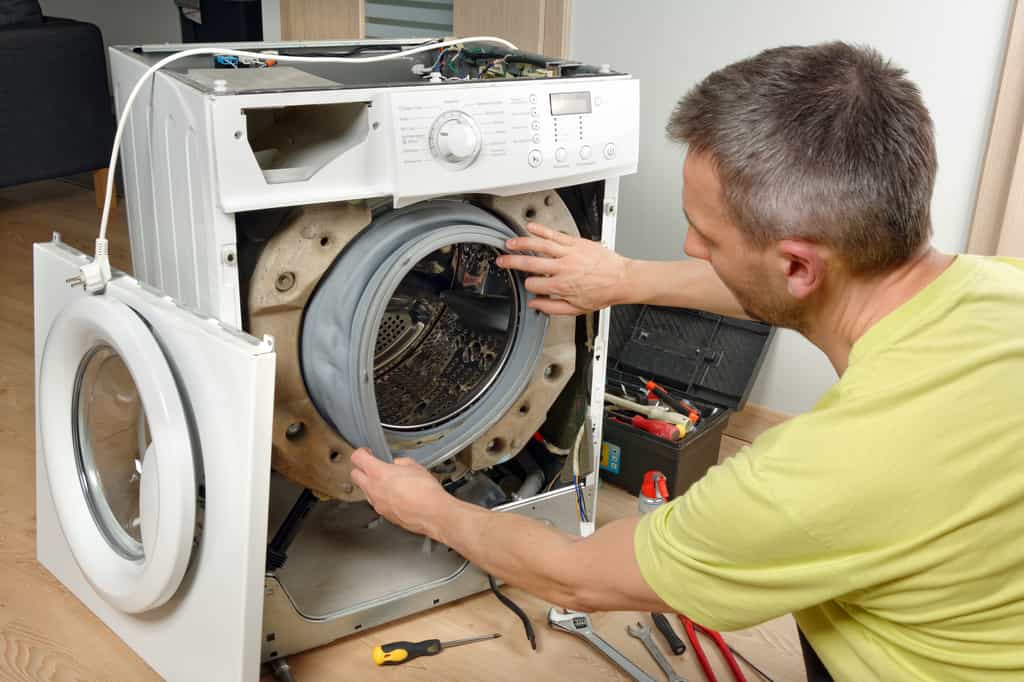 2,7 millions de nouvelles machines à laver le linge sont vendues chaque année en France.  © Gpmax, Fotolia