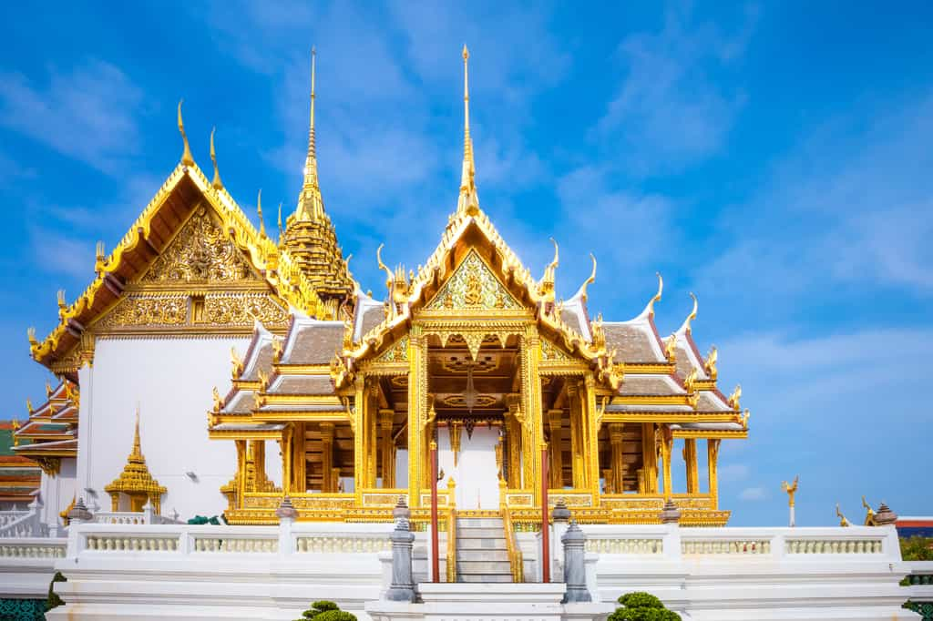 Le Grand Palais royal de Bangkok, ancienne résidence royale du monarque de Thaïlande. © coward_lion, Adobe Stock