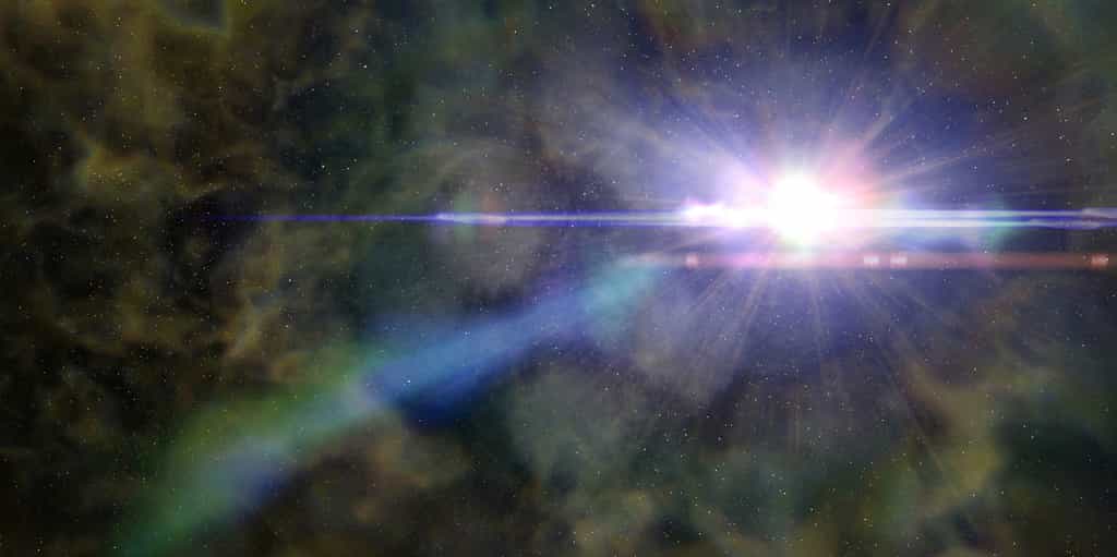 Illustration d’une supernova. © dottedyeti, fotolia