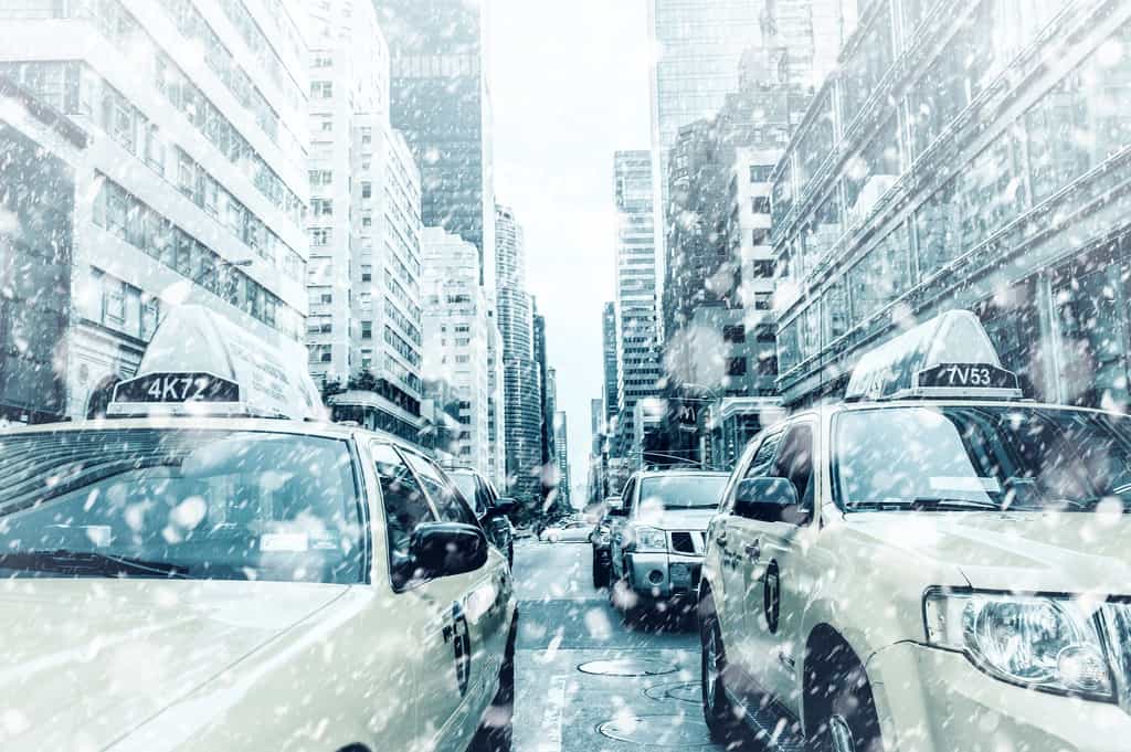 Plusieurs études affirment que le réchauffement de l'Arctique provoque des vagues de froid à l'est des États-Unis, comme ici à New York. © Nick_H, Pixabay