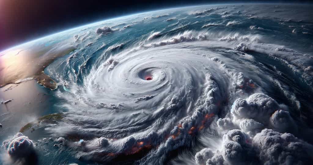 Les ouragans équivalents à une catégorie 6 vont se multiplier. © XD pour Futura avec DALL-E