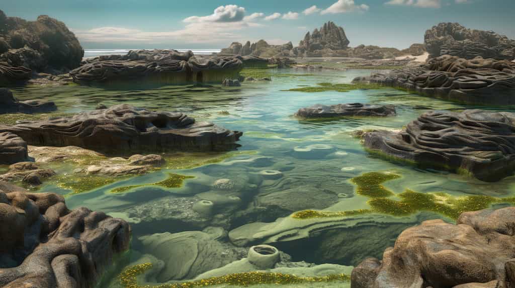 La composition des océans archéens est encore mal connue mais semble avoir joué un rôle dans le développement des premiers organismes vivants. © Studio Light &amp; Shade, Adobe Stock