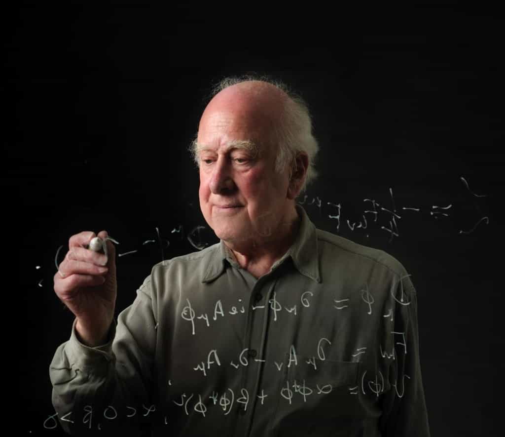 Peter Higgs, l'un des physiciens ayant découvert le mécanisme de Brout-Englert-Higgs. © Claudia Marcelloni, Cern