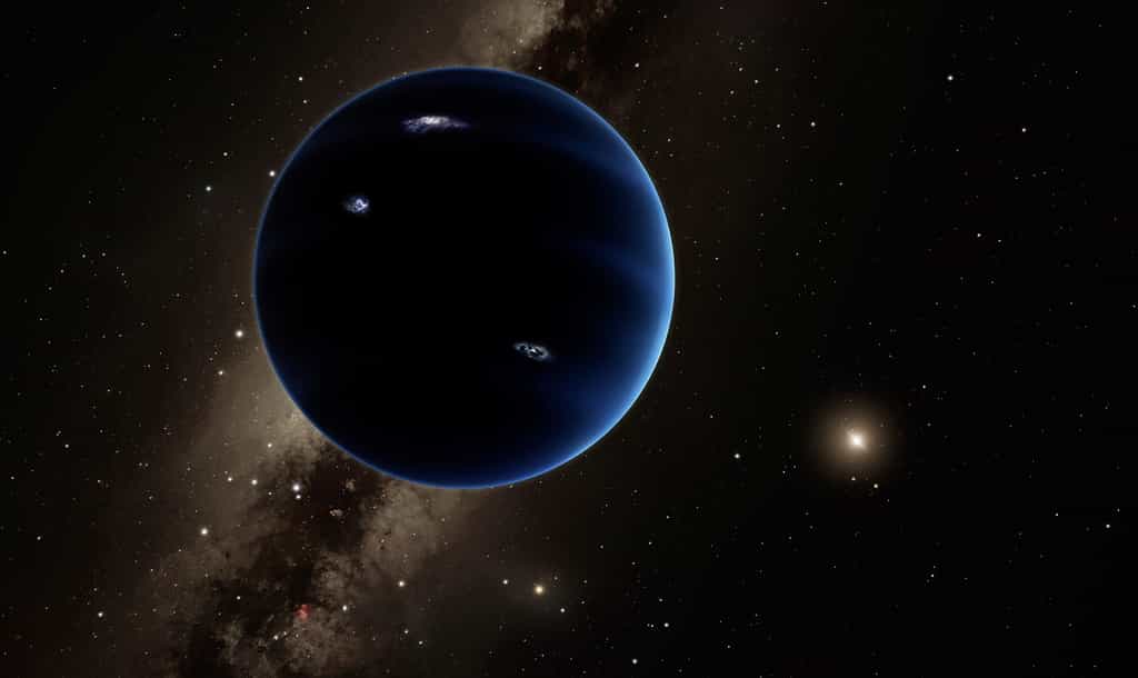 Illustration de l’hypothétique planète 9. © Nasa