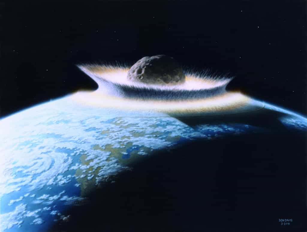 Un astéroïde a-t-il rendez-vous avec la Terre en décembre 2012 ? © Don Davis/Nasa