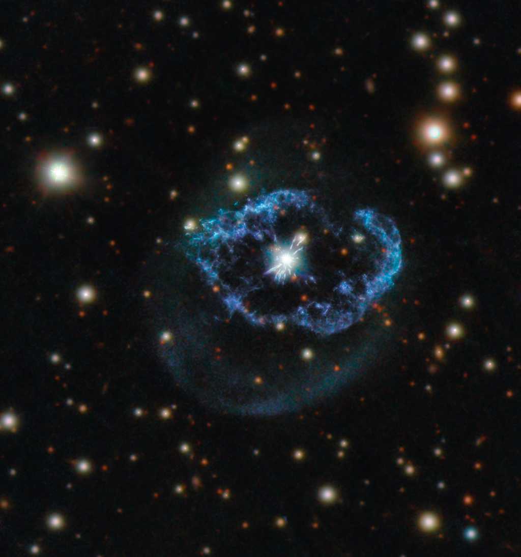 Une petite étoile finit généralement sa vie en naine blanche lorsqu’elle a consumé tout son hydrogène et son hélium. Ici, la constellation du cygne. © ESA