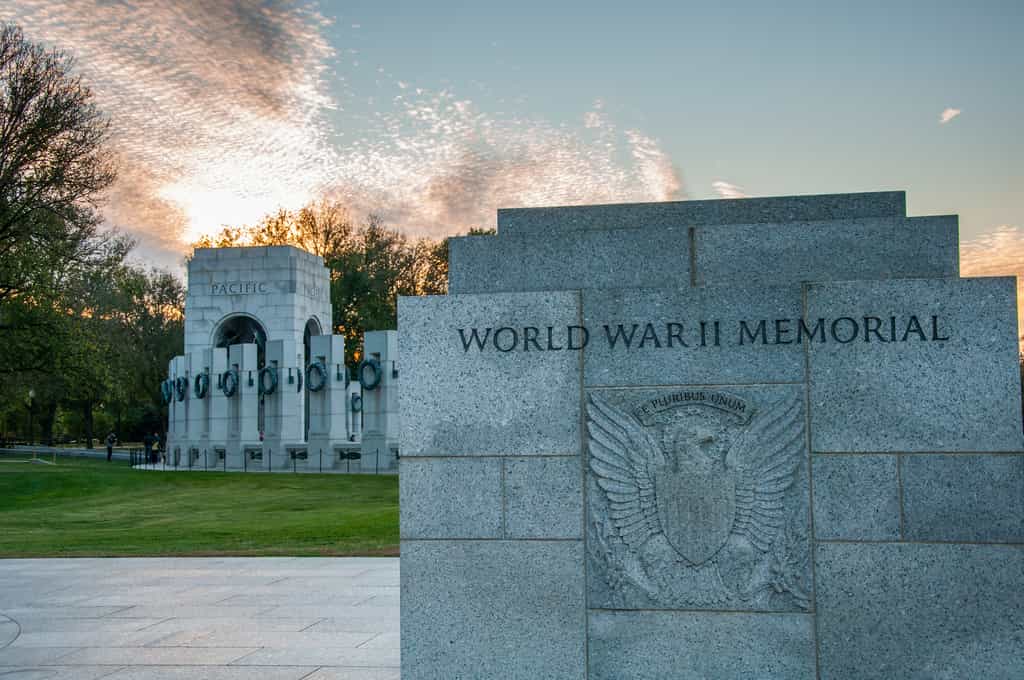 Mémorial de la seconde guerre mondiale à Washington D.C. © justinfegan, fotolia