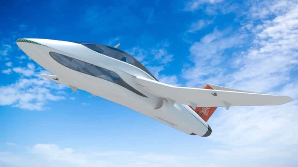 Inspiré de l’univers des voitures de luxe et des avions de chasse, le Q-Starling est un concept séduisant d’avion de tourisme. © Samad Aerospace