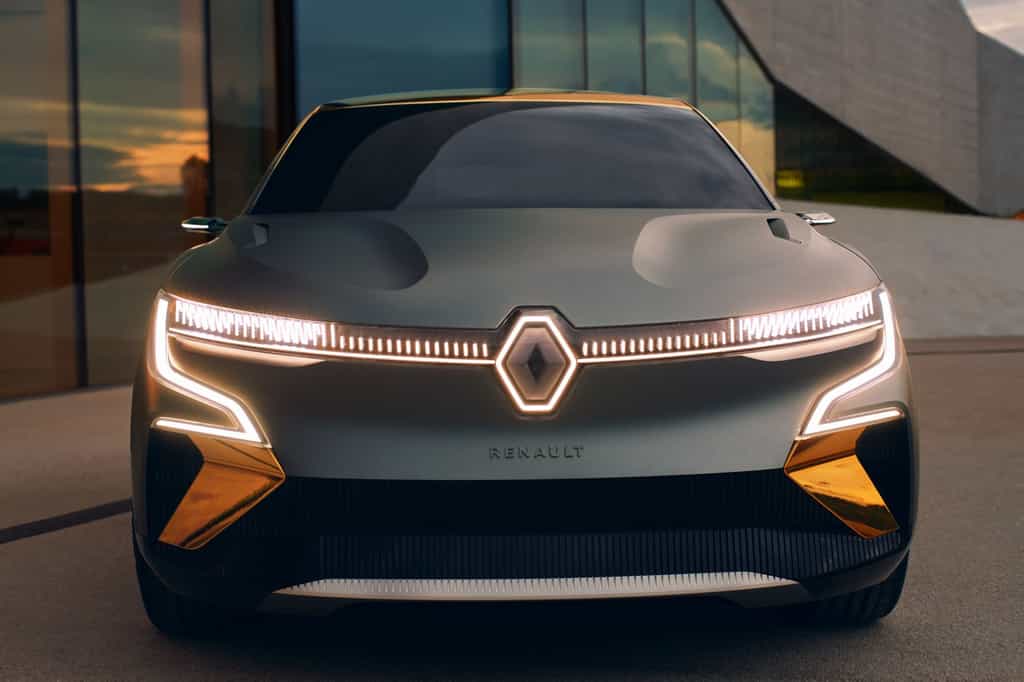 La Mégane eVision s’inspire beaucoup du concept-car Morphoz présenté en mars dernier. © Renault
