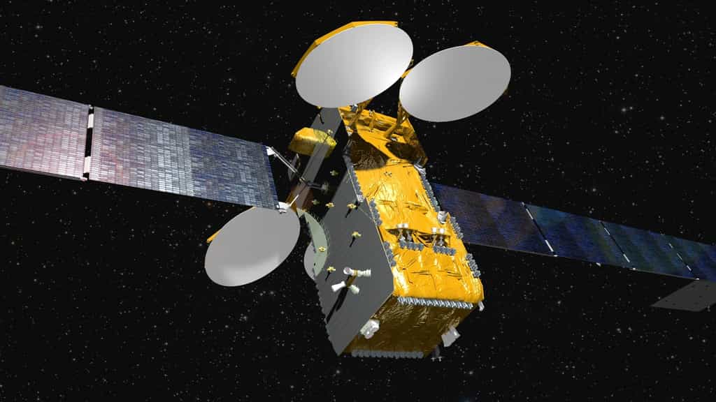  Le lancement de DirecTV-15 survient quarante ans après la construction d'OTS, le premier satellite de télécommunications d'Airbus Defence and Space. © Airbus Defence and Space