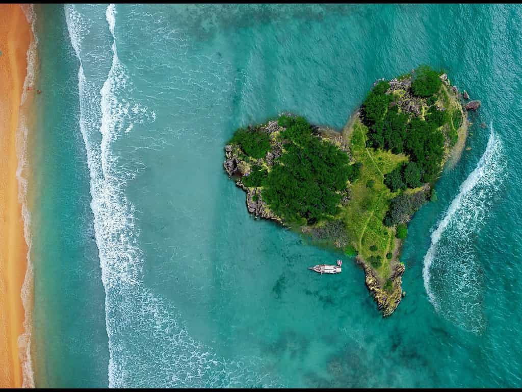 Île coeur,  un paradis de tranquillité