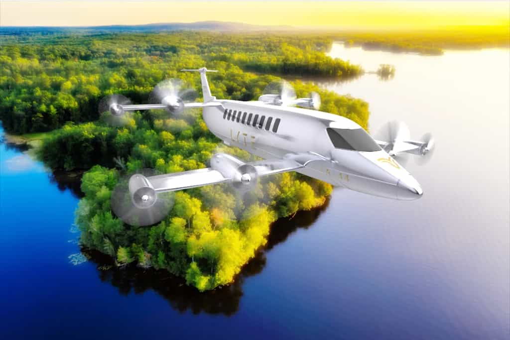 Un avion VTOL capable de transporter 44 personnes pour des vols régionaux. © Lyte Aviation