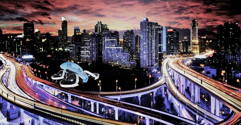 Le concept de voiture volante SkyDrive tel qu’imaginé par la start-up Cartivator. © Cartivator