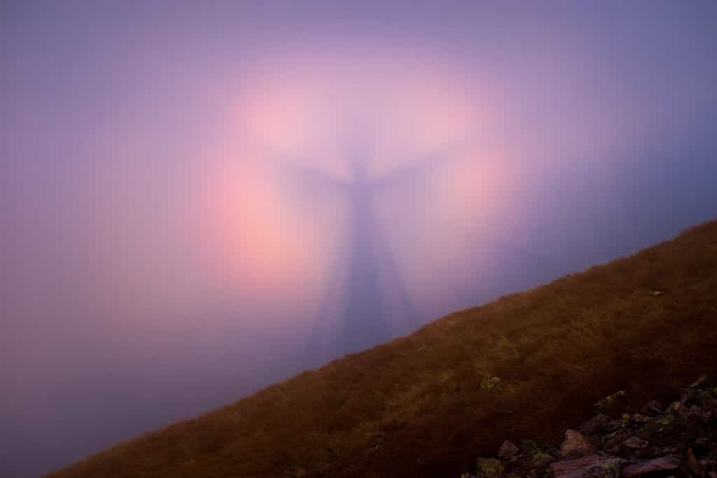 Un spectre de Brocken en montagne. © swen_stroop, Adobe Stock