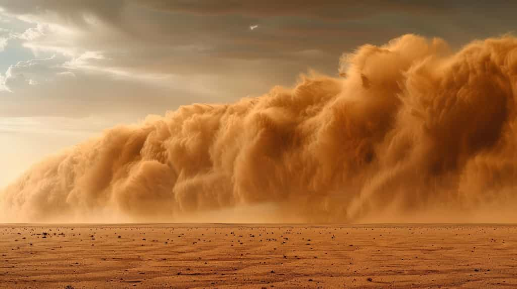 Redoutées des rovers, les tempêtes globales qui se déclenchent sur Mars sont encore mal comprises. © AlexPhototest, Adobe Stock