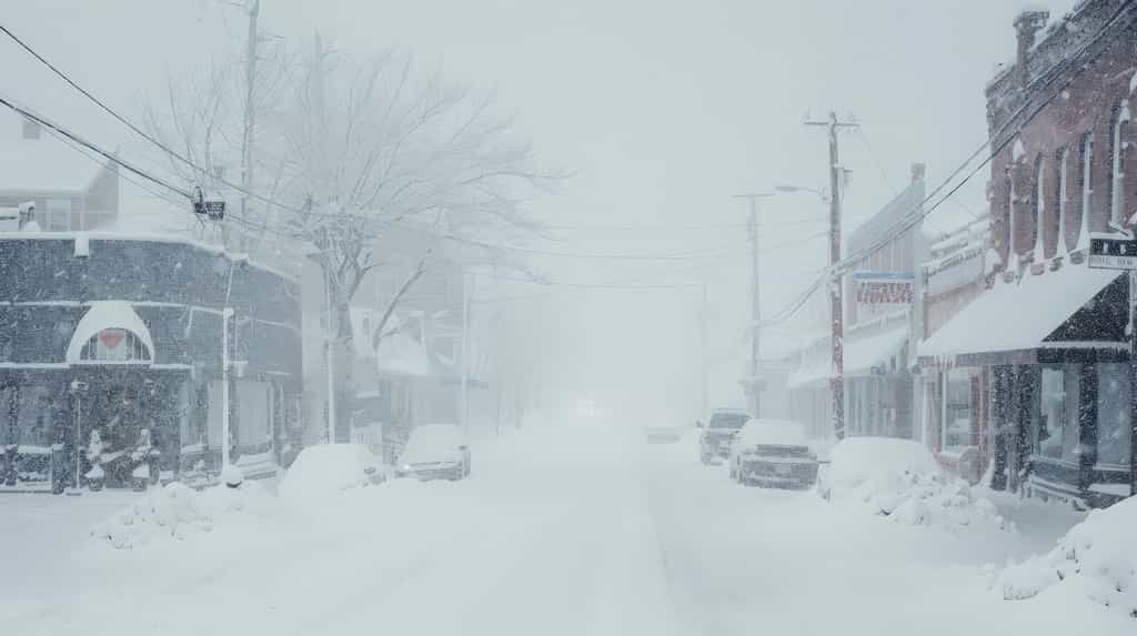 Entre dimanche et lundi, la moitié des États-Unis a été balayée par la tempête de neige Blair. © Thirawat, Adobe Stock