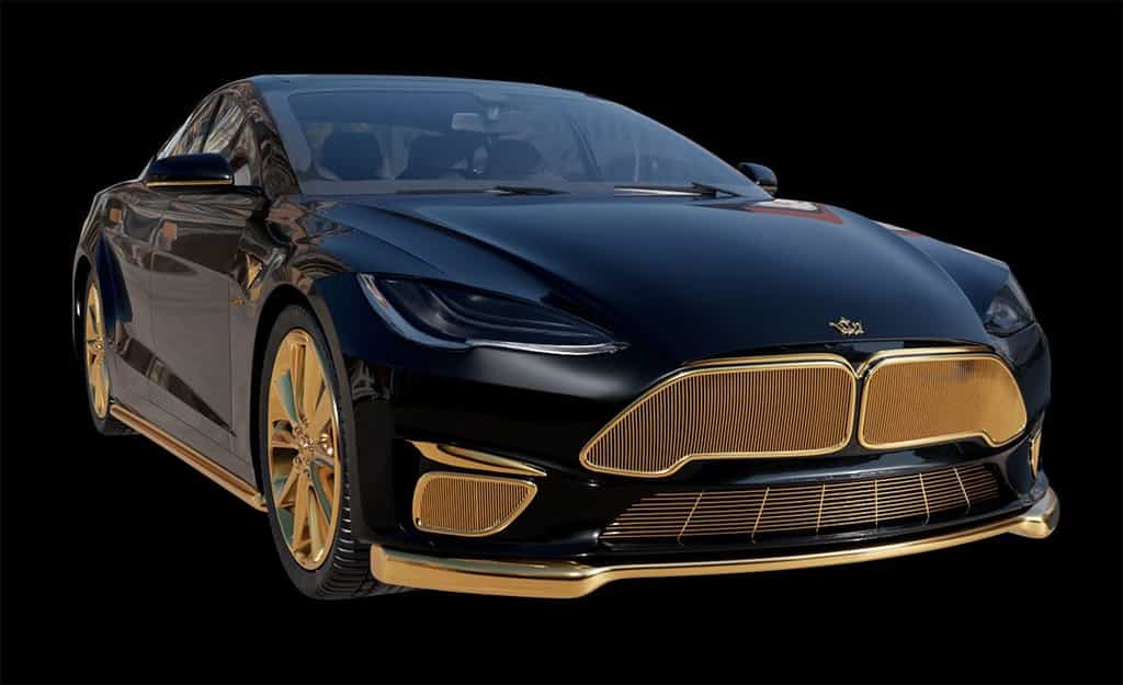 La Tesla Model S Plaid+ personnalisée par Caviar. Une certaine idée de l’élégance... © Caviar