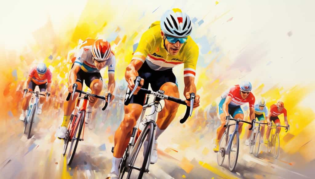 Les performances du vainqueur du tour de France interrogent. © Bargais, Adobe Stock (Illustration du tour de France réalisée par IA.)