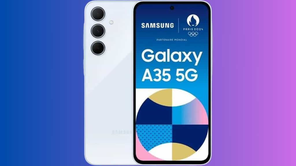 Le smartphone Samsung Galaxy A35 est affiché à moins de 350 € à l'occasion des soldes d'été © Cdiscount