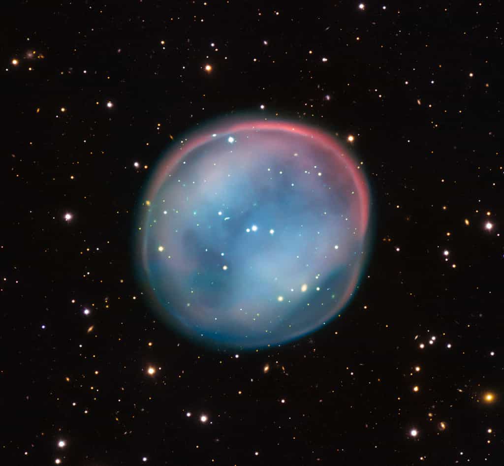 Cette image de l’objet ESO 378-1, la meilleure obtenue à ce jour, a été réalisée avec le VLT dans le cadre du programme Joyaux Cosmiques de l’Eso qui vise à produire, à des fins d’enseignement et de diffusion auprès du grand public, des images d’objets intéressants, intrigants ou visuellement attrayants, au moyen des télescopes de l’Eso. © Eso