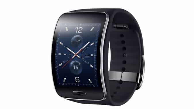 A l'occasion du salon IFA 2014, Samsung dévoile sa troisième montre connectée, la Gear S. © Samsung