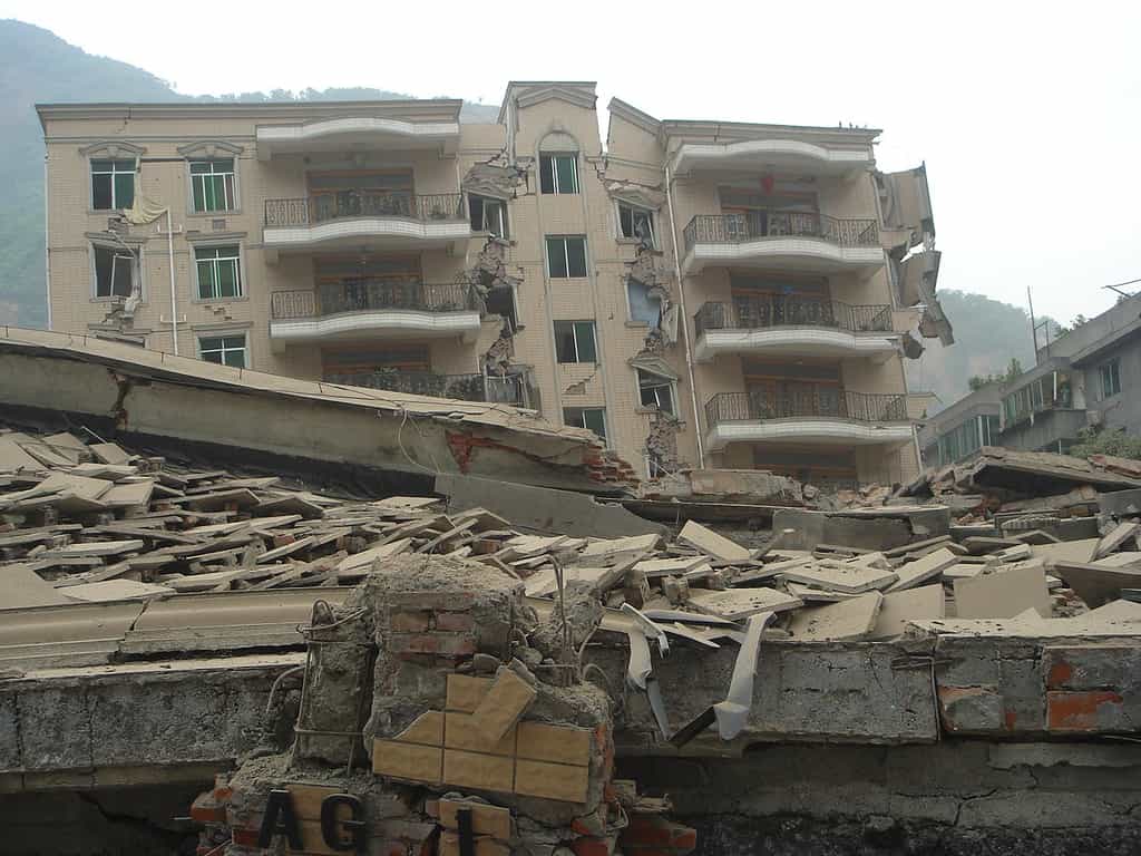 Les dégâts et les pertes humaines lors du séismes de 2008 dans la province de Sichuan avaient été très importants. © 人神之间, Wikimedia Commons, CC by-sa&nbsp;3.0