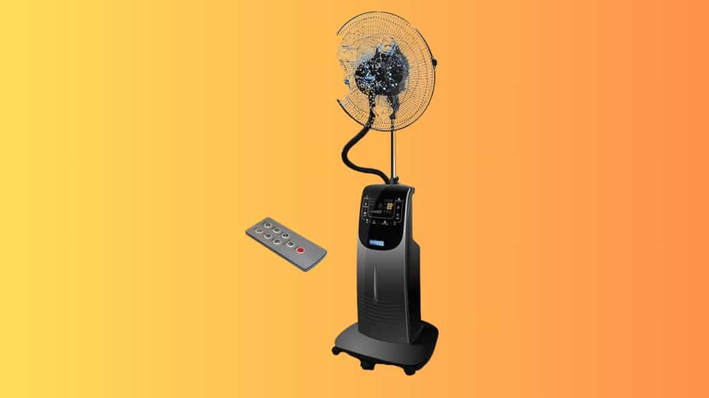 Les fortes chaleurs arrivent, c'est le moment d'équiper votre domicile d'un ventilateur brumisateur © Amazon