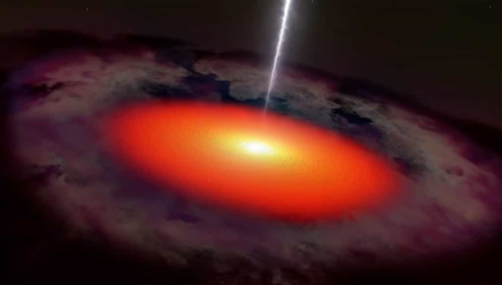 Les blazars, des trous noirs géants accélérateurs de rayons cosmiques